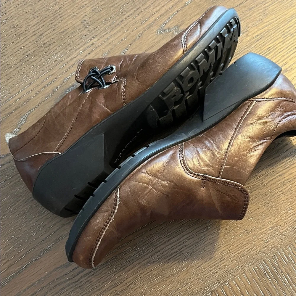 Romika Women’s Chestnut Leather Loafers Size 37EU/6-6.5US SEE‎ SIZE CHART IN PIC